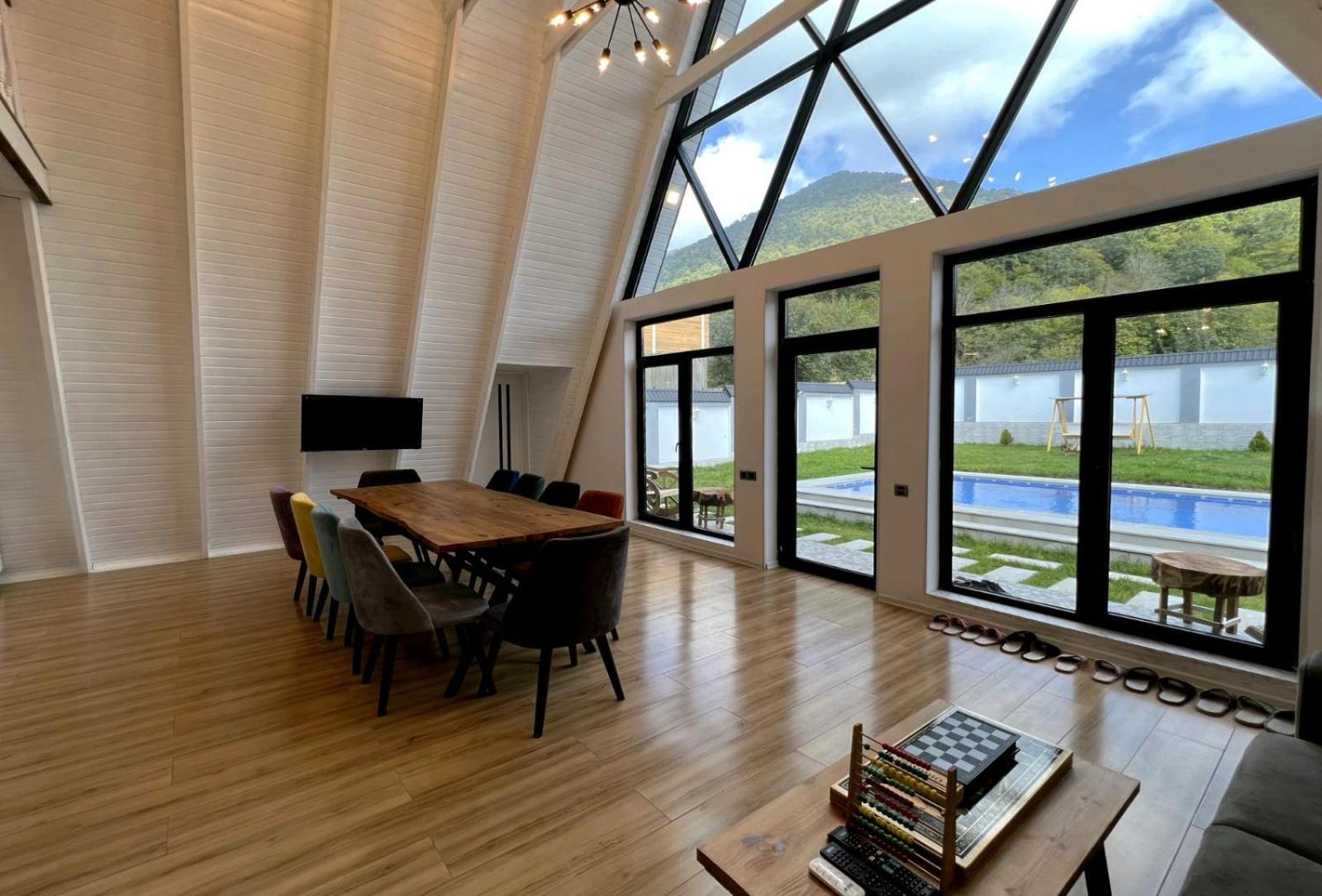Qafqaz Mountside Chalet Габала Екстериор снимка