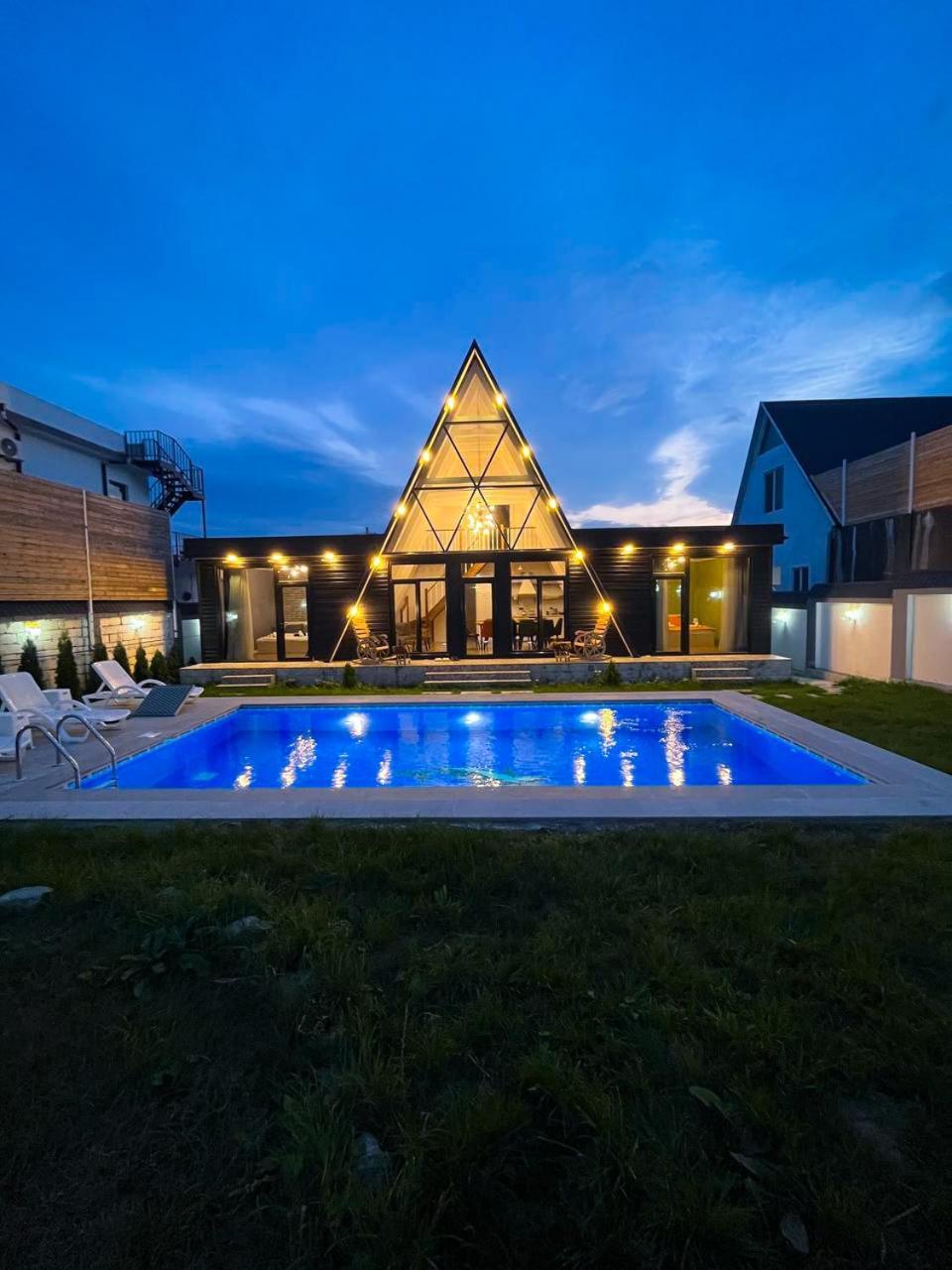 Qafqaz Mountside Chalet Габала Екстериор снимка