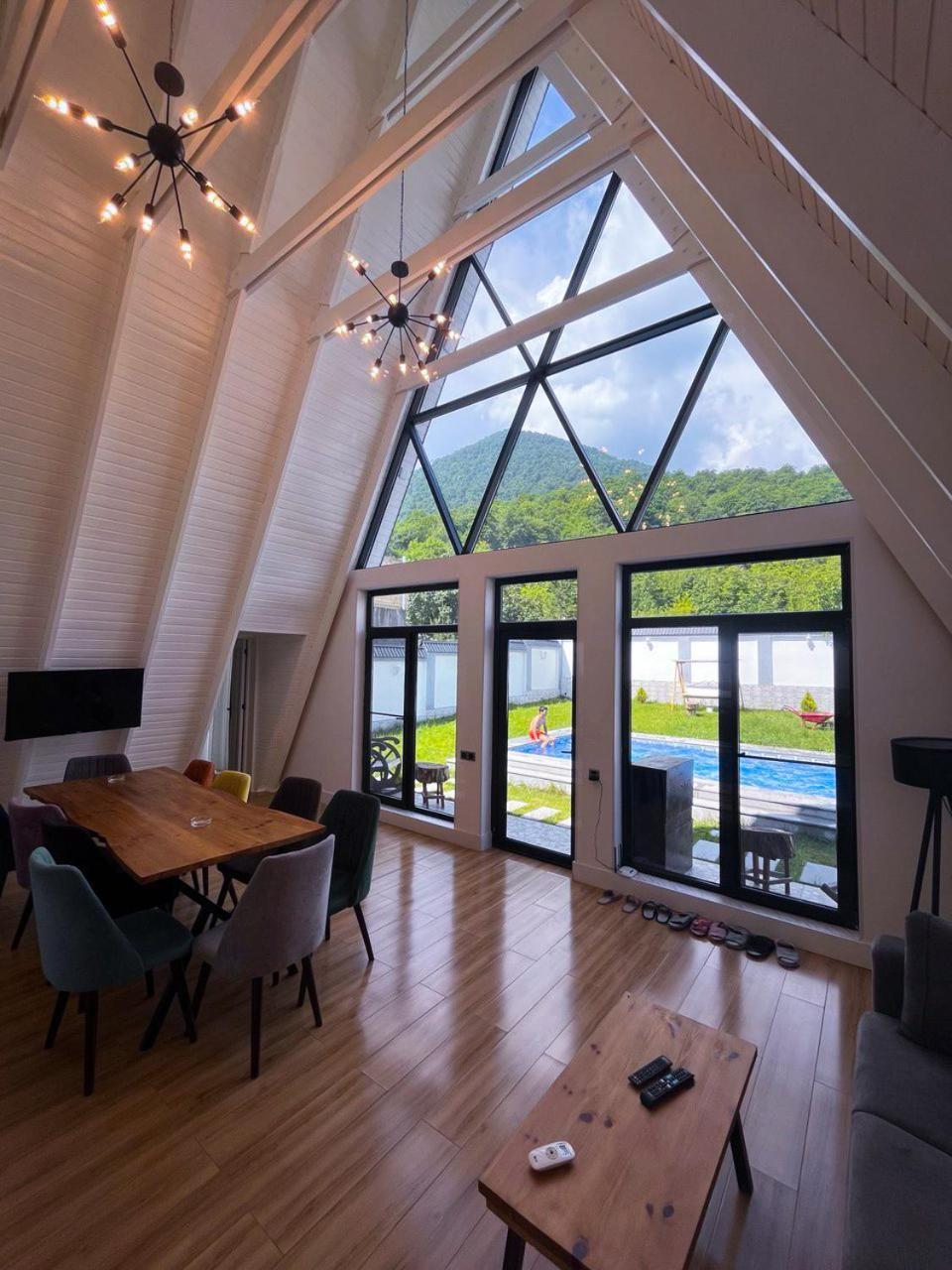 Qafqaz Mountside Chalet Габала Екстериор снимка